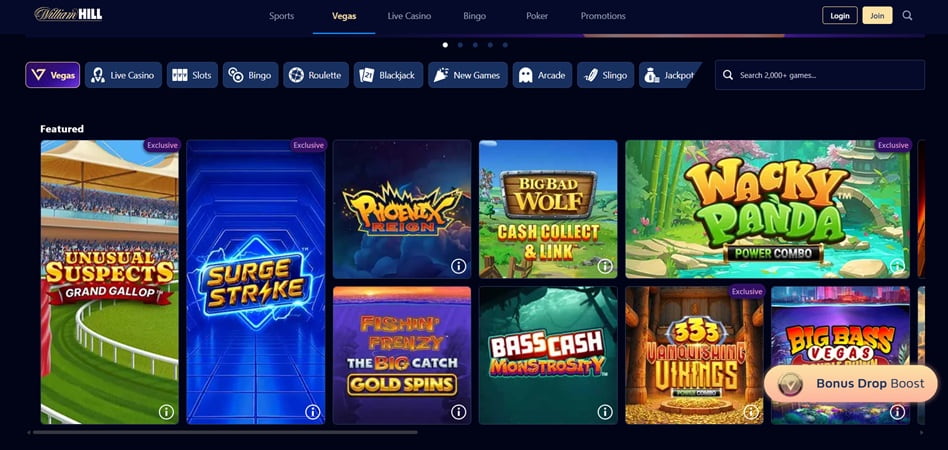 William Hill non GamStop casinos